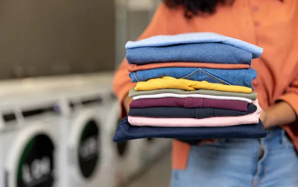 Ropa lavada y doblada